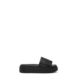 Ganni 'Vegea' Black Slide Sandals Size 10
